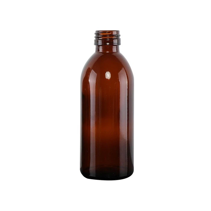 125ml brown oral liquid syrup bottle