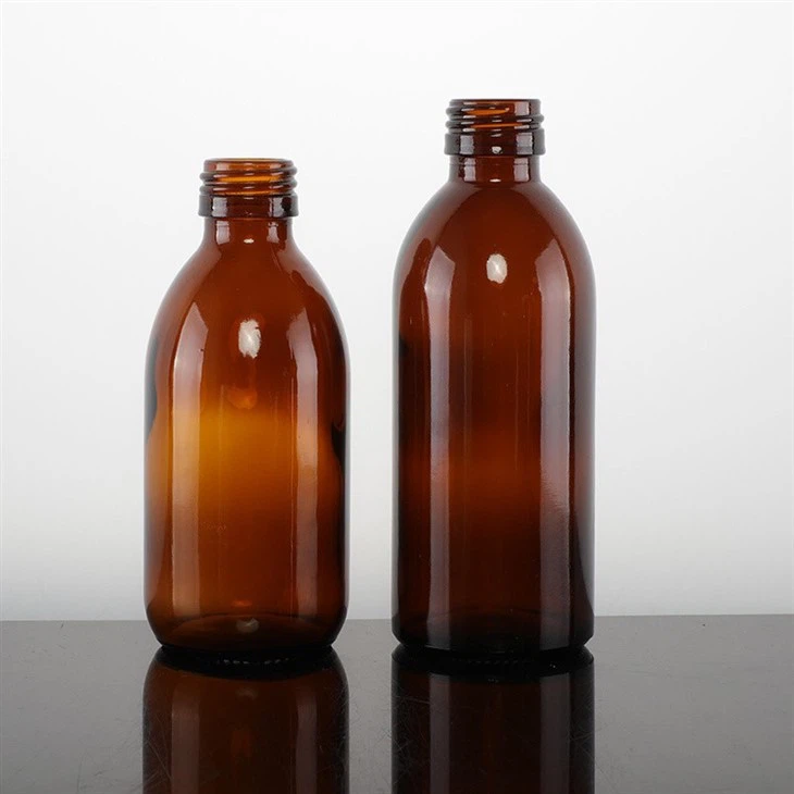 150ml brown oral liquid syrup bottle